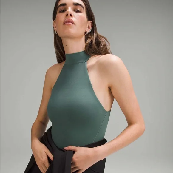 Lululemon Wundermost Ultra-Soft Nulu Mockneck Sleevless Bodysuit - Picture 3 of 15